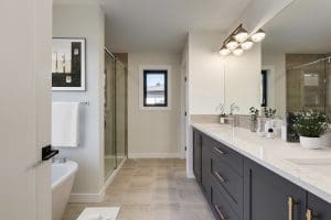 The Scarboro Model Ensuite Bathroom By Renova Homes & Renovations