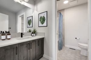 The Britannia Bathroom By Renova Homes & Renovations main floor bathroom with shower