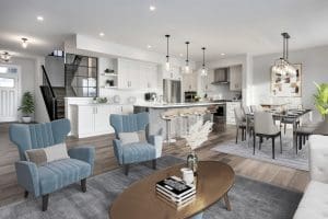 The Britannia Great Room By Renova Homes & Renovations kitchen and dining room