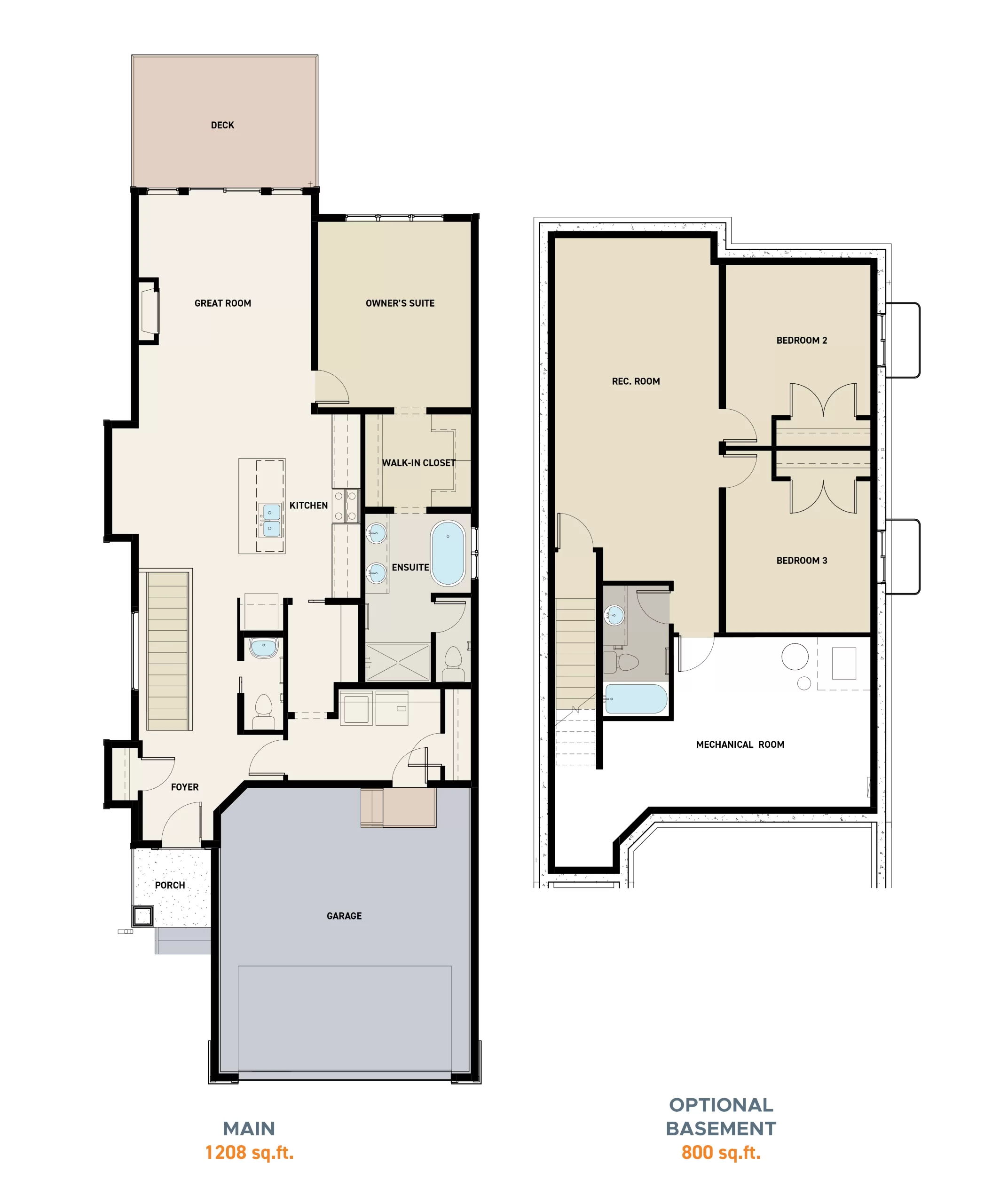 The Collingwood Model Floorplan By RENOVA Homes & Renovations