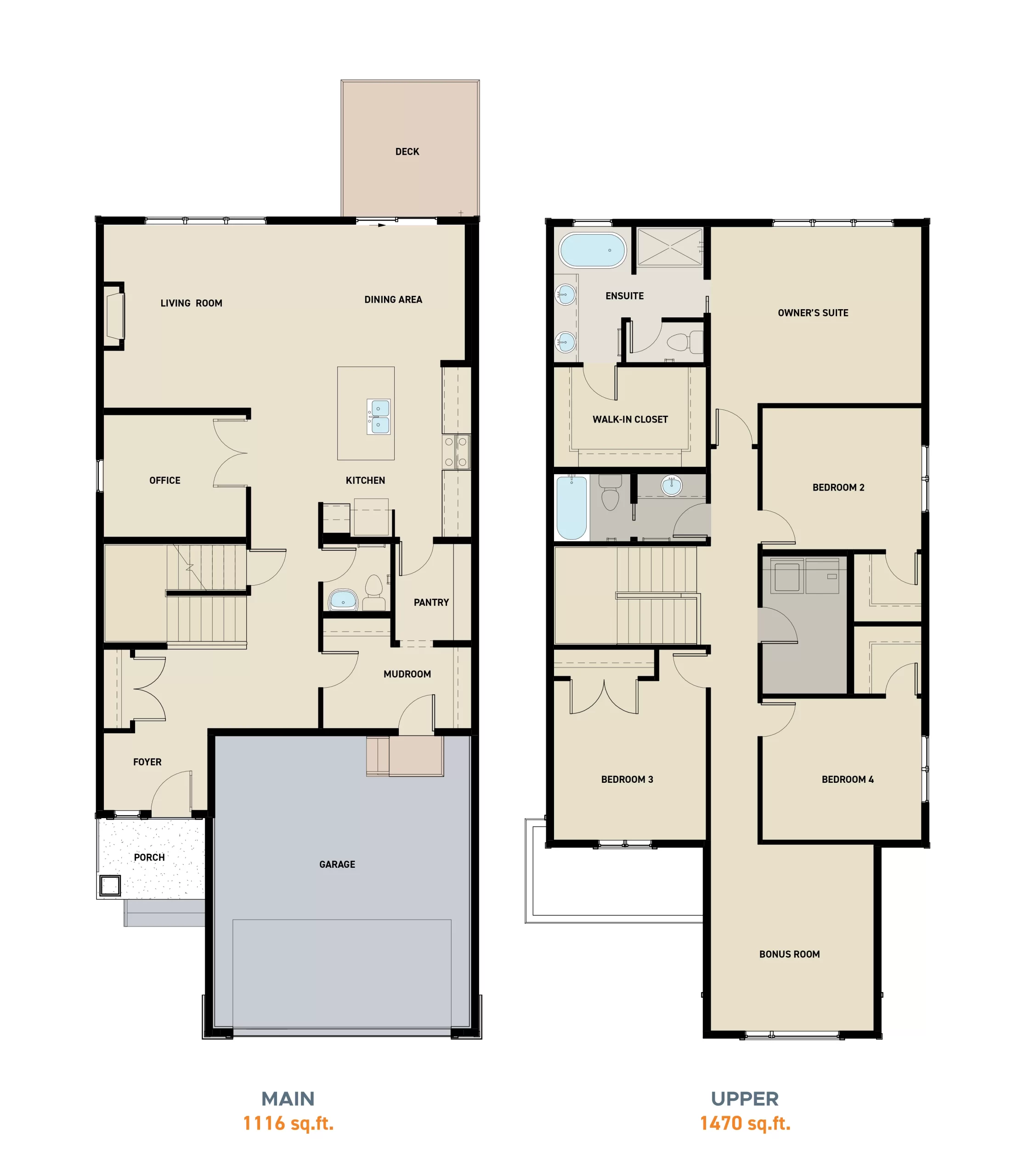 The Mission Model Floorplan By RENOVA Homes & Renovations