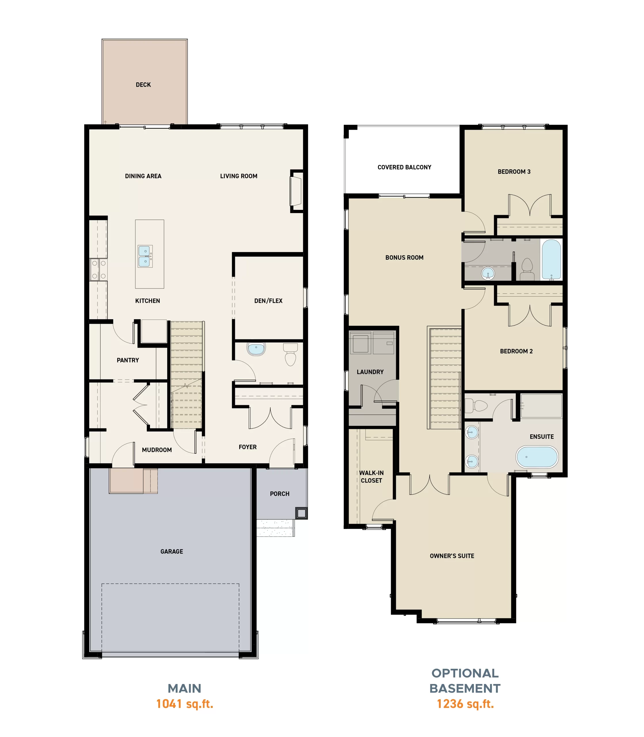 The Rosedale Model Floorplan By RENOVA Homes & Renovations