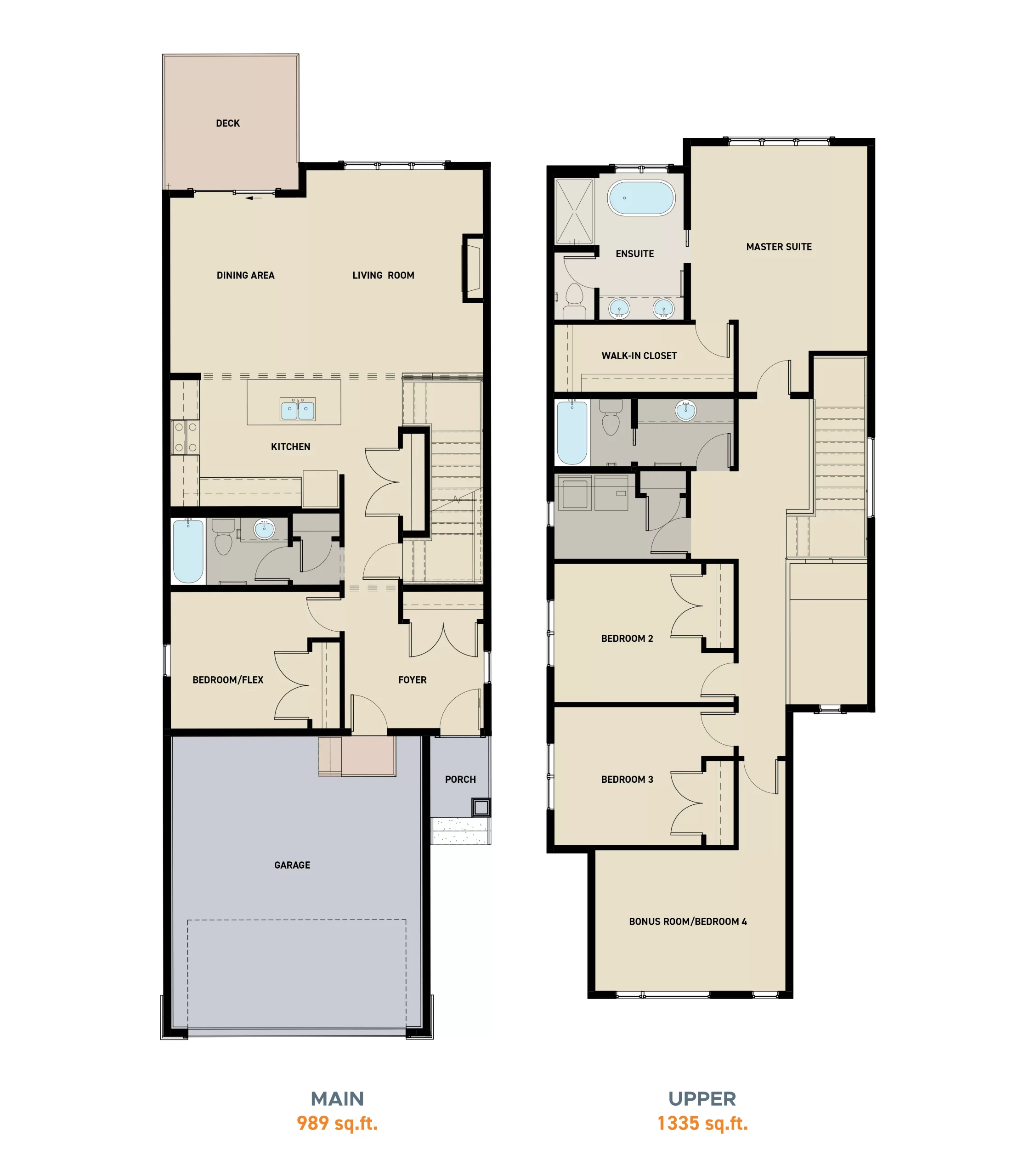 The Roxboro Model Floorplan By RENOVA Homes & Renovations