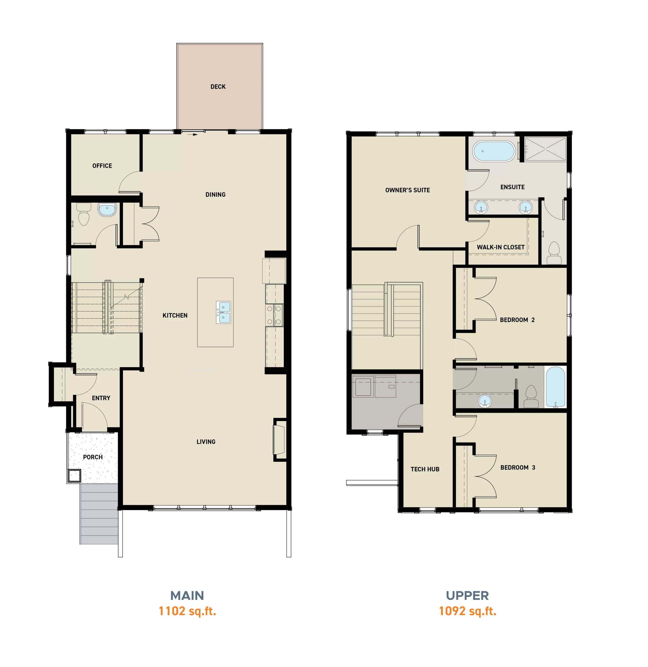 The Scarboro Model Floorplan By RENOVA Homes & Renovations