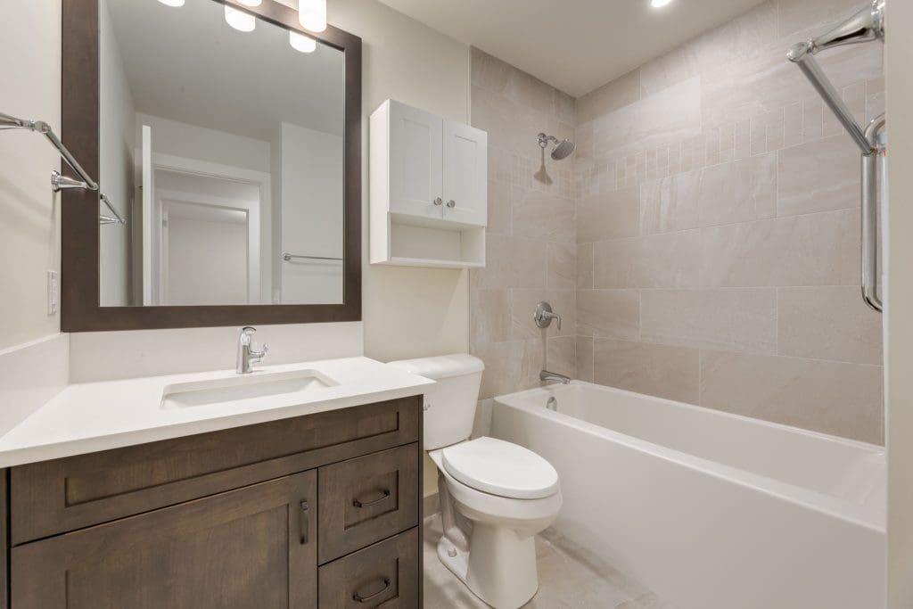 Custom Home Build RENOVA Homes and Renovations bathroom