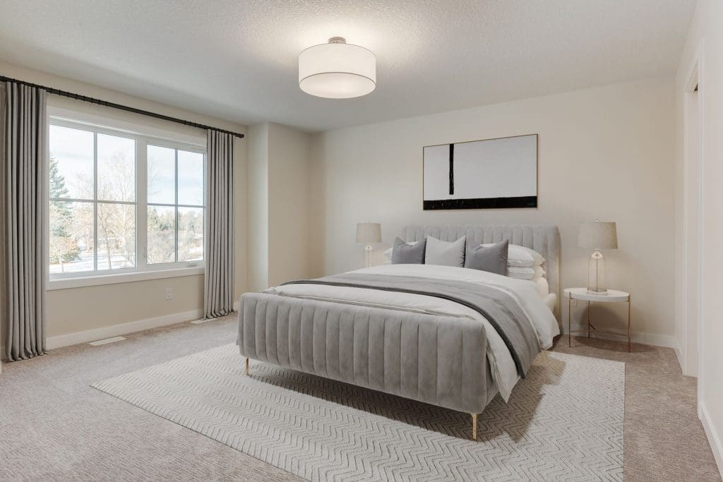 Charleswood Custom Home Build bedroom