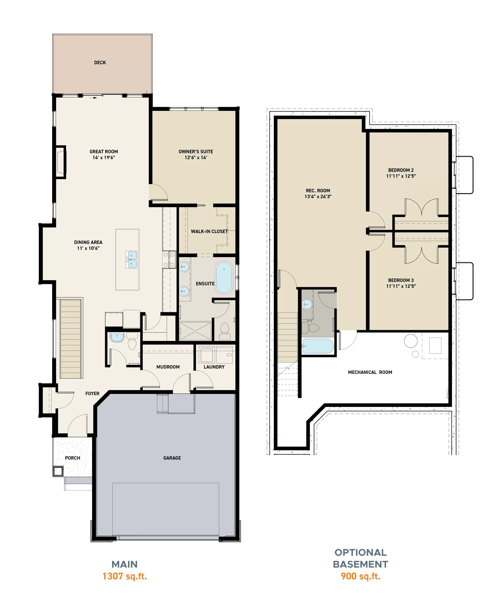 Collingwood 28 Collingwood 28 Model Floorplan By RENOVA Homes & Renovations